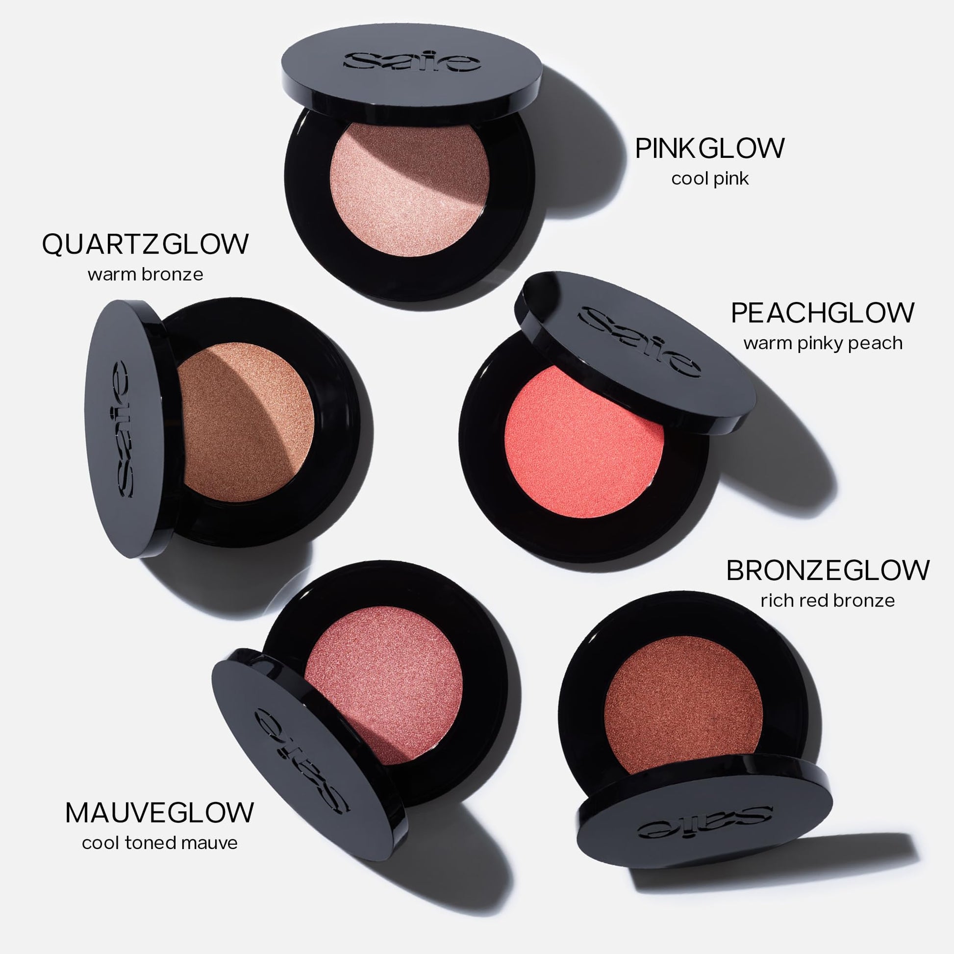 Saie Glow Sculpt Multi-Use Highlighter + Cream Blush - Lightweight Highlighter Makeup with Hyaluronic Acid + Micropearl for Radiant, Glowing Skin - Mauveglow (.02 oz) - Maple Wellness Supplements