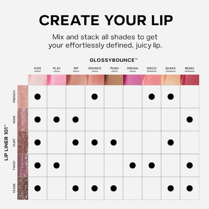 Saie Lip Liner 101 - Lip Pencil Made with a Creamy, Soft Matte Formula for a Naturally Framed or Fully Filled Look - Supercharged with Shea Butter & Jojoba Oil - Tease (.05 oz) - Maple Wellness Supplements