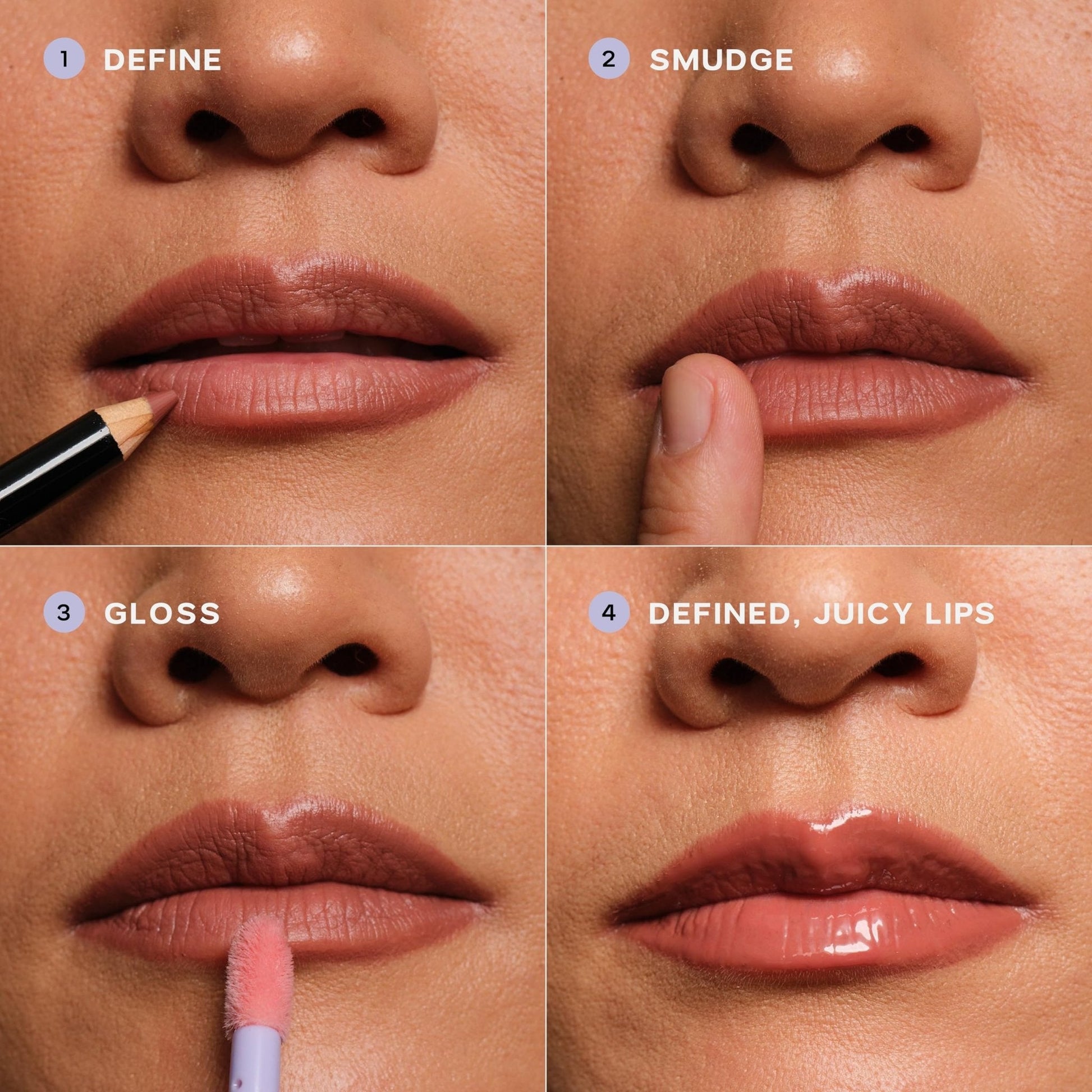 Saie Lip Liner 101 - Lip Pencil Made with a Creamy, Soft Matte Formula for a Naturally Framed or Fully Filled Look - Supercharged with Shea Butter & Jojoba Oil - Tease (.05 oz) - Maple Wellness Supplements