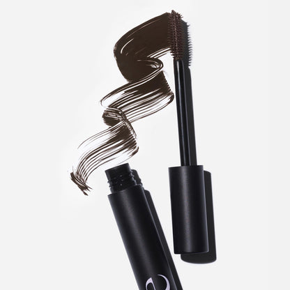 Saie Mascara 101 - Lash Lengthening Mascara for Thick, Bold, Lifted Lashes - Buildable Eye Makeup Formulated to Strengthen and Condition with Rich Nutrients - Brown (0.31 oz) - Maple Wellness Supplements