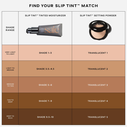 Saie Slip Tint Baked Setting Powder - Translucent Powder for Face Makeup with a Natural-Radiant Finish - Blurs, Brightens & Smooths Complexion - Translucent 2 - Light to Medium (0.24 oz) - Maple Wellness Supplements