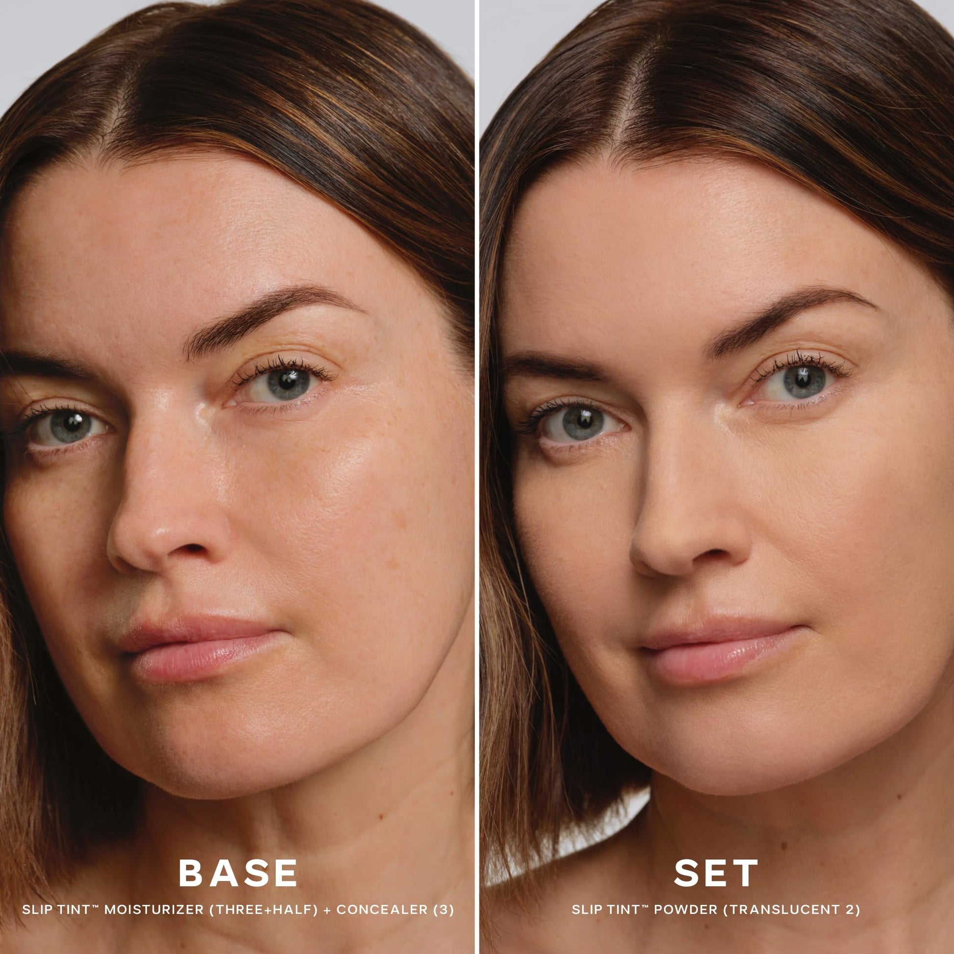 Saie Slip Tint Baked Setting Powder - Translucent Powder for Face Makeup with a Natural-Radiant Finish - Blurs, Brightens & Smooths Complexion - Translucent 2 - Light to Medium (0.24 oz) - Maple Wellness Supplements