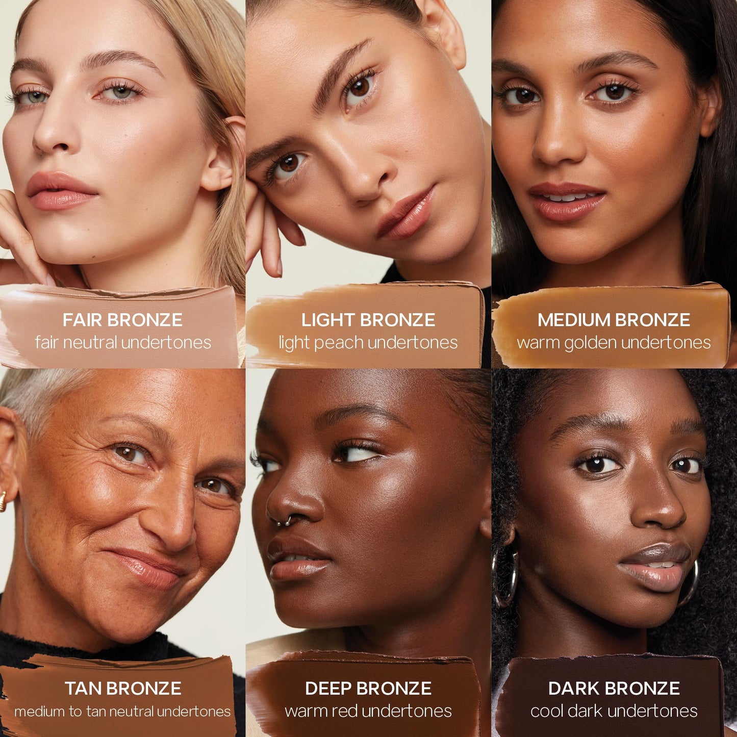 Saie Sun Melt Duo - The Big Brush - Soft, Multi-Use Liquid + Cream Makeup Brush With Synthetic Bristles Bundled With Sun Melt Bronzer in Tan Bronze - Buildable Cream Contour with Velvet Finish (1 oz) - Maple Wellness Supplements