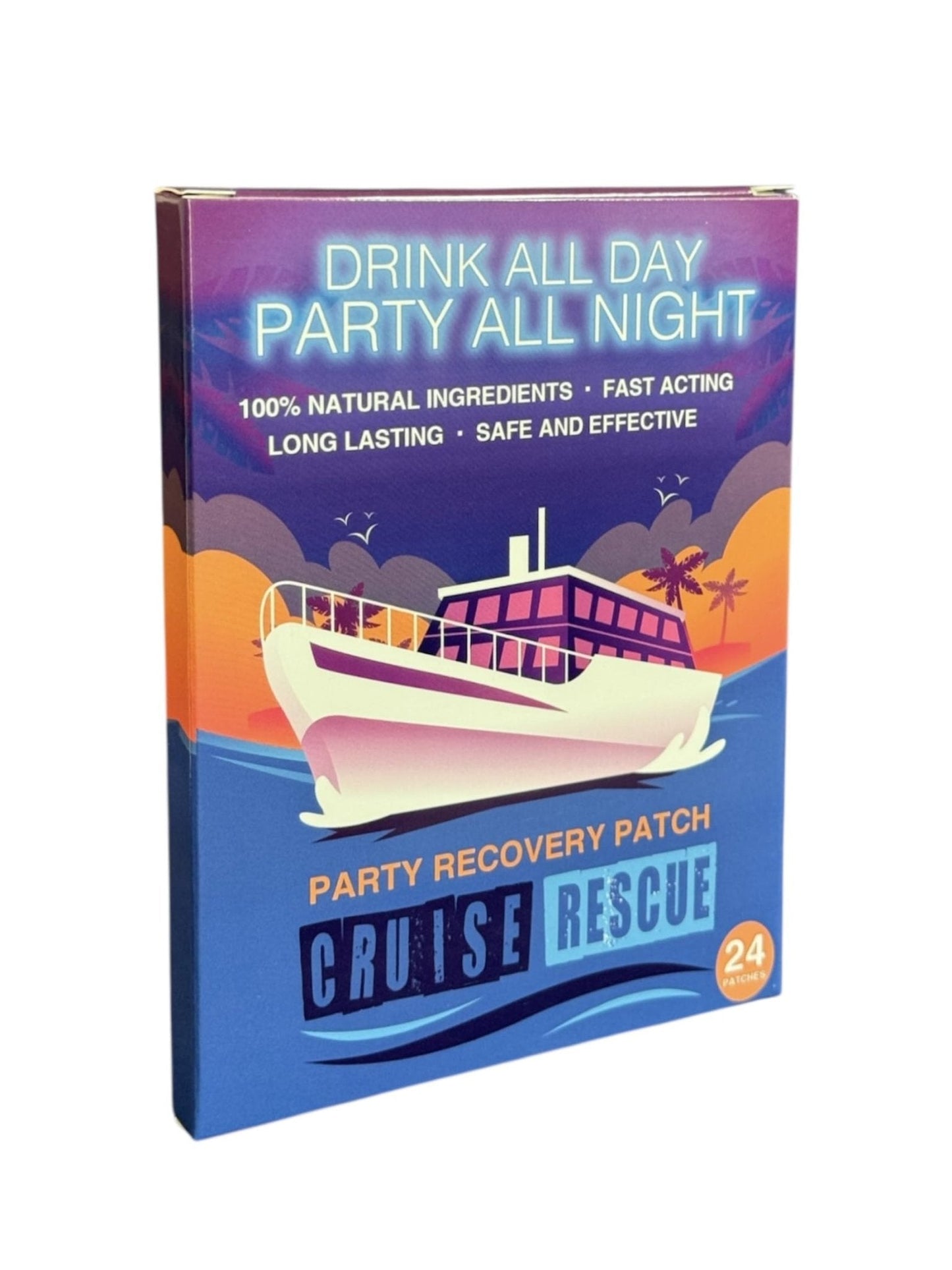 SAILPAK Cruise Rescue Cruise Relief Patch for Cruisers 24 Pack - Maple Wellness Supplements
