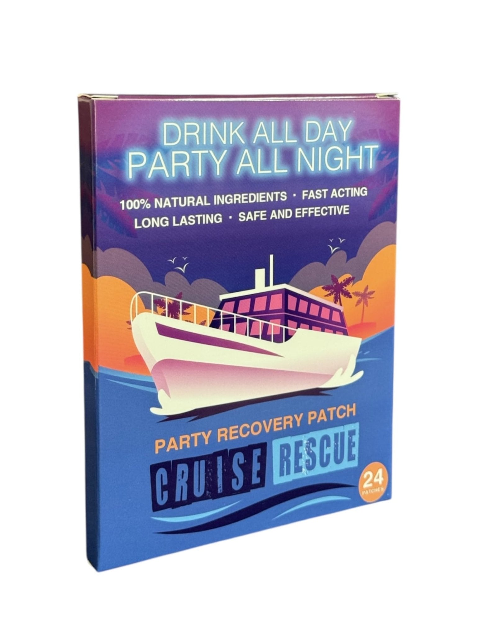 SAILPAK Cruise Rescue Cruise Relief Patch for Cruisers 24 Pack - Maple Wellness Supplements