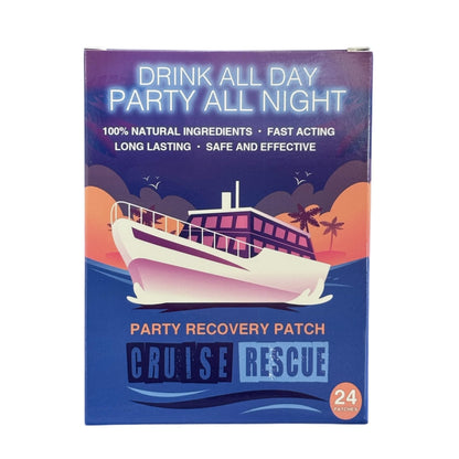 SAILPAK Cruise Rescue Cruise Relief Patch for Cruisers 24 Pack - Maple Wellness Supplements