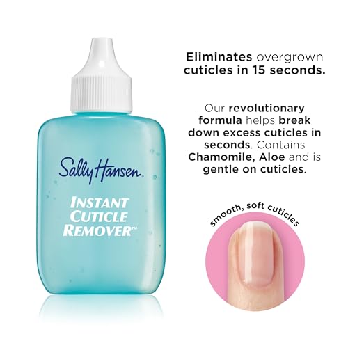 Sally Hansen Instant Cuticle Remover™, Nail Treatment, Fast Drying, Contains Aloe and Chamomile - Maple Wellness Supplements