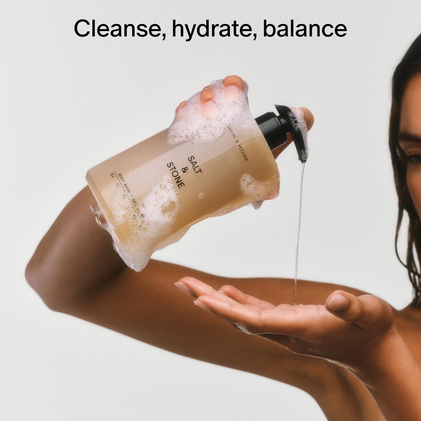 Salt & Stone Body Wash with Antioxidants for Deep Moisture | For Women & Men, Sulfate - Maple Wellness Supplements