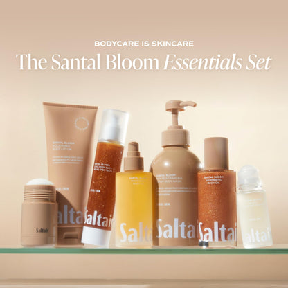 Saltair Body Oil - Luxurious Santal Bloom After Shower and Bath Oil for Women and Men. Botanical, Non-Greasy - Maple Wellness Supplements