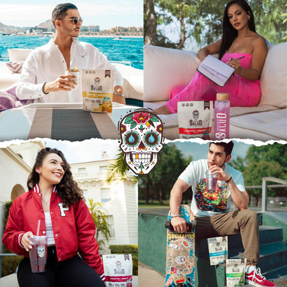 Salud 2-in-1 Hydration Packets + Immunity Electrolytes Powder, Mango - Agua Fresca Drink Mix, Elderberry, Dairy & Soy Free, Non-GMO, Gluten Free, - Maple Wellness Supplements