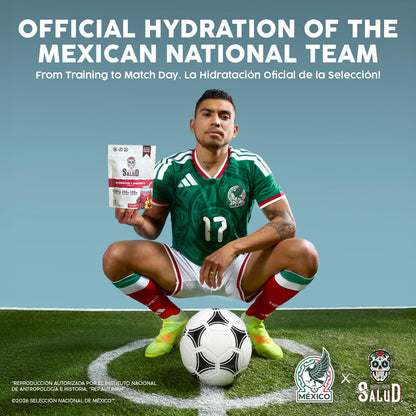 Salud 2-in-1 Hydration Packets + Immunity Electrolytes Powder, Mango - Agua Fresca Drink Mix, Elderberry, Dairy & Soy Free, Non-GMO, Gluten Free, - Maple Wellness Supplements