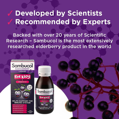 Sambucol Kids 120 ml For Immune Support, Drop - Maple Wellness Supplements