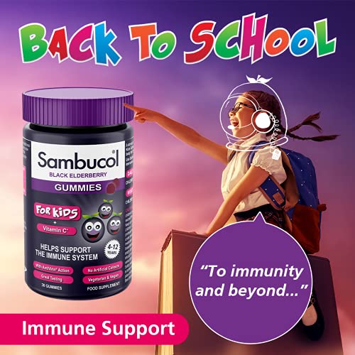 SAMBUCOL KIDS GUMMIES 30'S, 30 Count (Pack of 1) - Maple Wellness Supplements