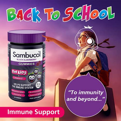 SAMBUCOL KIDS GUMMIES 30'S, 30 Count (Pack of 1) - Maple Wellness Supplements