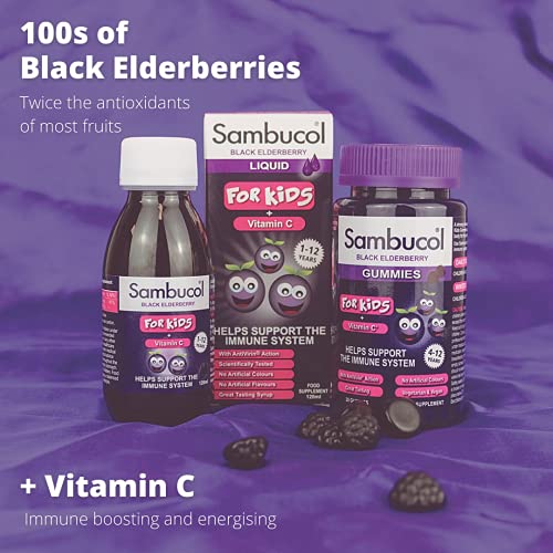 SAMBUCOL KIDS GUMMIES 30'S, 30 Count (Pack of 1) - Maple Wellness Supplements