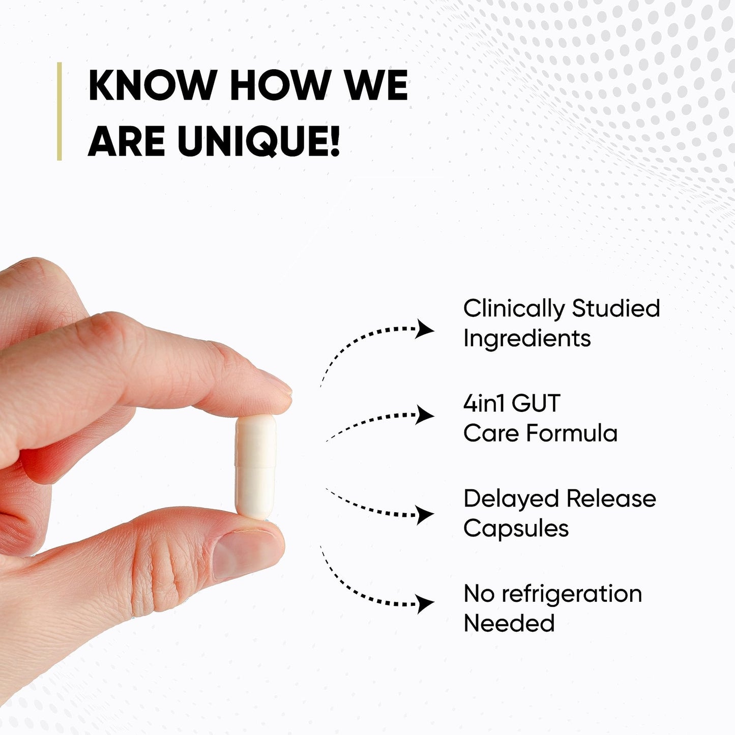 Sandhu's Gut Health - Prebiotic, Probiotic, Postbiotic & L-Glutamine | Digestive Health, Colon, Probiotic Total Supplements | 120 Delayed Release Capsules - Maple Wellness Supplements