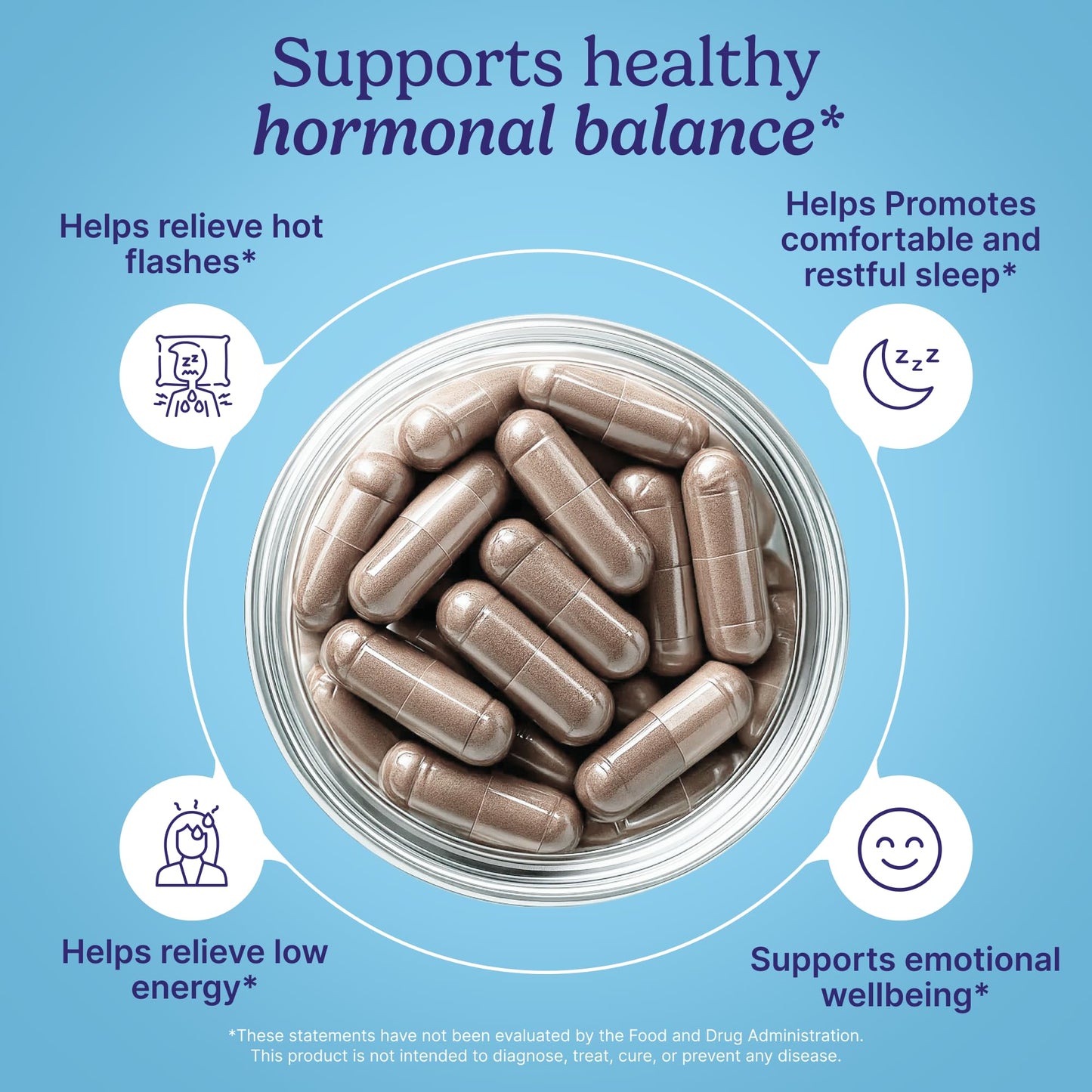 Santo Remedio Hormonal Balance for Women | Menopause Support for Hot Flashes, Night Sweats & Mood Swings | Hormone-Free Formula with Siberian Rhubarb, Chaste Tree & DIM | Doctor Juan Rivera Product - Maple Wellness Supplements