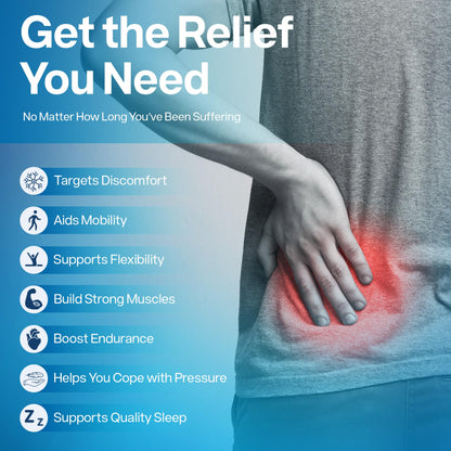 SciatiEase Sciatic Nerve Health Support Supplement - Nerve Support Formula with AlphaPalm, Pea, Vitamin B Complex, Alpha Lipoic Acid 300mg - 120 Capsules - Maple Wellness Supplements