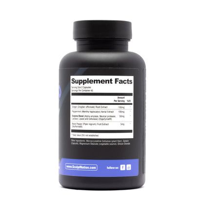 Sculpt Nation by V Shred Digestive Enzymes - Multi Enzyme for Digestion and Gut Health - Maple Wellness Supplements