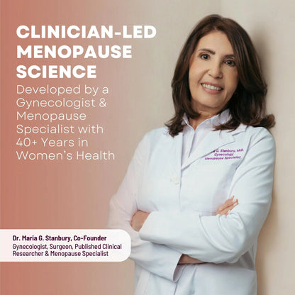 SEASON34 3-in-1 Menopause Probiotic for Women 40+ | Vaginal Care, pH, Odor & Intimate Comfort + Skin, Gut & Bloat Support | with Prebiotic Fiber & Postbiotics | 30 Capsules, 1 Month Supply - Maple Wellness Supplements