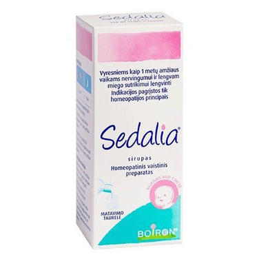 Sedalia Homeopathic syrup for nervousness and light sleep disorders, 200 ml - Maple Wellness Supplements