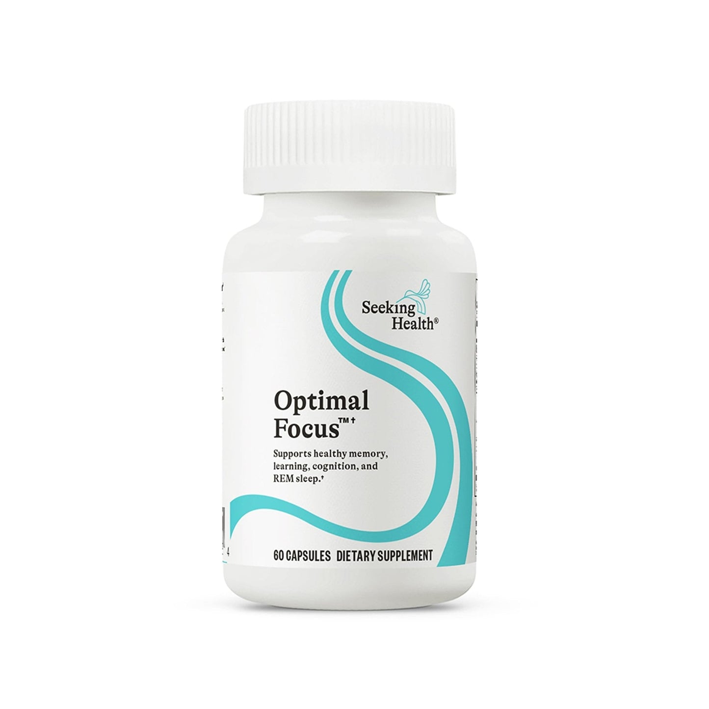 Seeking Health Optimal Focus, Stimulant-Free and Caffeine-Free Nootropic Support for Memory and Focus, with Choline, DHA from Algae, American Ginseng, Vegan and Vegetarian (60 Capsules) - Maple Wellness Supplements