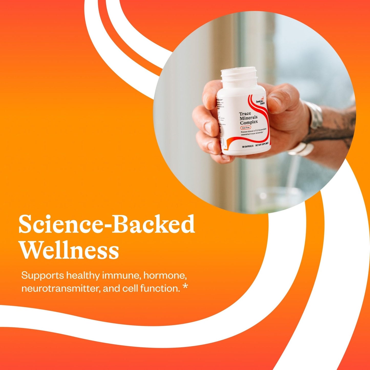 Seeking Health Trace Minerals Complex - Includes 10 Essential Trace Minerals - Mineral Supplement Supports Immune & Nervous System - Maple Wellness Supplements