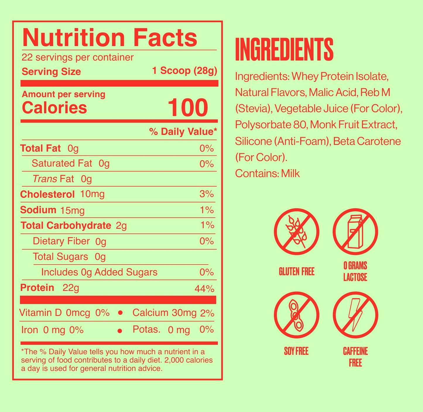 SEEQ Clear Protein Powder - Watermelon Wave - 22 Servings - 22g Clear Whey Protein Isolate - Zero Sugar - 0g Lactose - Allergen Friendly - GLP1 Support - Bone Health - Maple Wellness Supplements