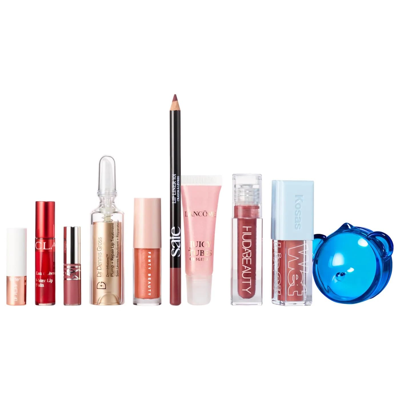 Sephora Holiday Lip Value Set: 10-Piece Lip Gloss, Liner, Oil & Treatment Collection with Kosas, Saie, Fenty Beauty & More - Maple Wellness Supplements