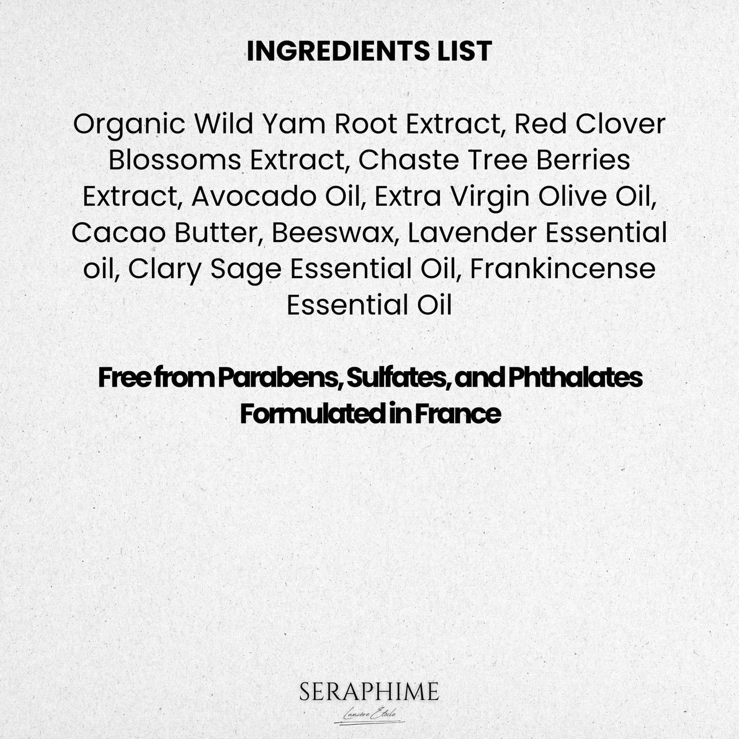 Seraphime Wild Yam Cream for Hormone Balance - Gift for Mom - Menopause and PMS Support for Women - Wild Yam Balancing Cream - Hot Flashes, Night Sweats, Mood Swings, Low Energy - Lavender 4oz - Maple Wellness Supplements
