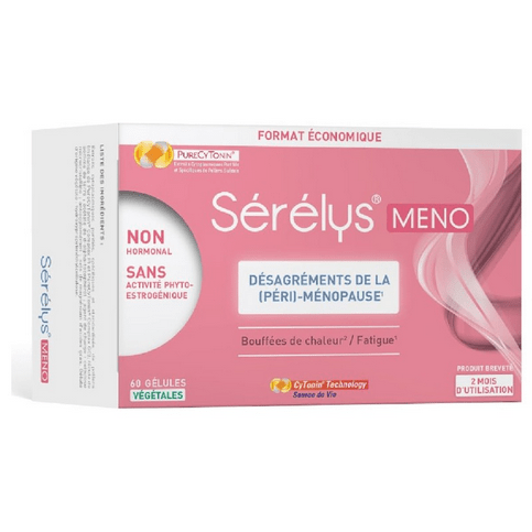 Serelys Meno 60 capsules: discomforts of (peri)-menopause - Maple Wellness Supplements