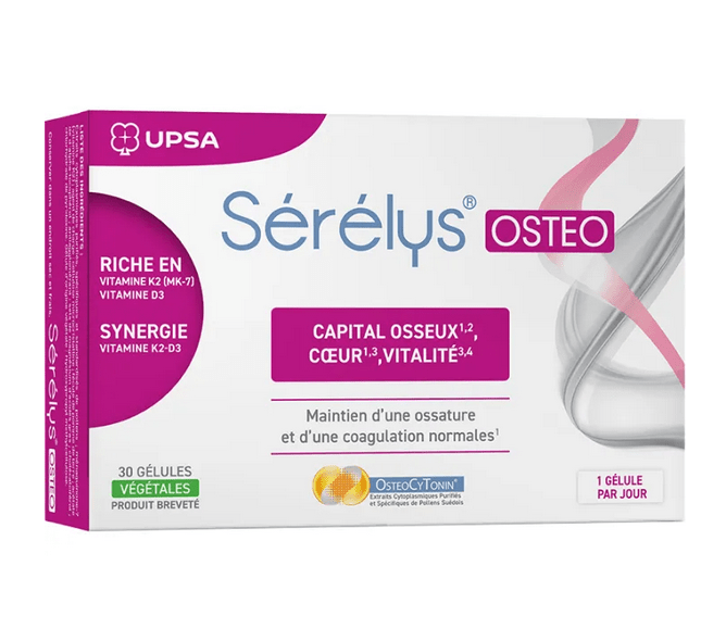 Sérélys Ostéo Capital Osseux 30 vegetarian capsules - Maple Wellness Supplements