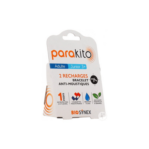 Set of 2 mosquito repellent refills for PARAKITO bracelets - Maple Wellness Supplements