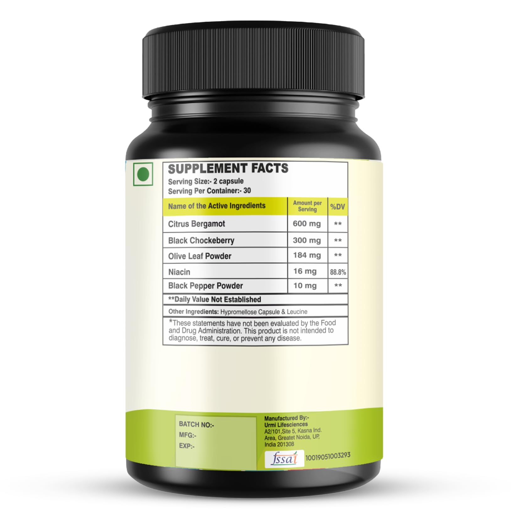 SETNUTRA Well From Within 5 in 1 Citrus Bergamot Supplement with Black Chokeberry Olive Leaf Niacin & Black Pepper | Heart Health Support Antioxidant Boost | Non GMO Gluten Free Capsules (60 Count) - Maple Wellness Supplements