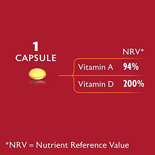 Seven Seas Cod Liver Oil Tablets With Omega-3, Fish Oil, One A Day, 4 Months Supply - Maple Wellness Supplements
