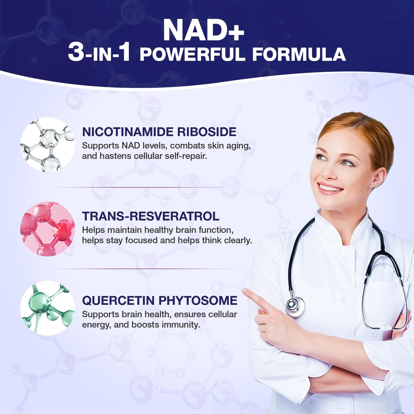 SHAPEINGIRL NAD Supplement - Nicotinamide Riboside Resveratrol 900mg, Liposomal NAD Supplement for Women and Men, NAD Plus Pure Organic - Maple Wellness Supplements