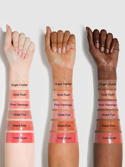 SHEGLAM Pout-Perfect Moisturizing Solid Lip Gloss Shimmer Lip Plumper - Violet Fizz - Maple Wellness Supplements