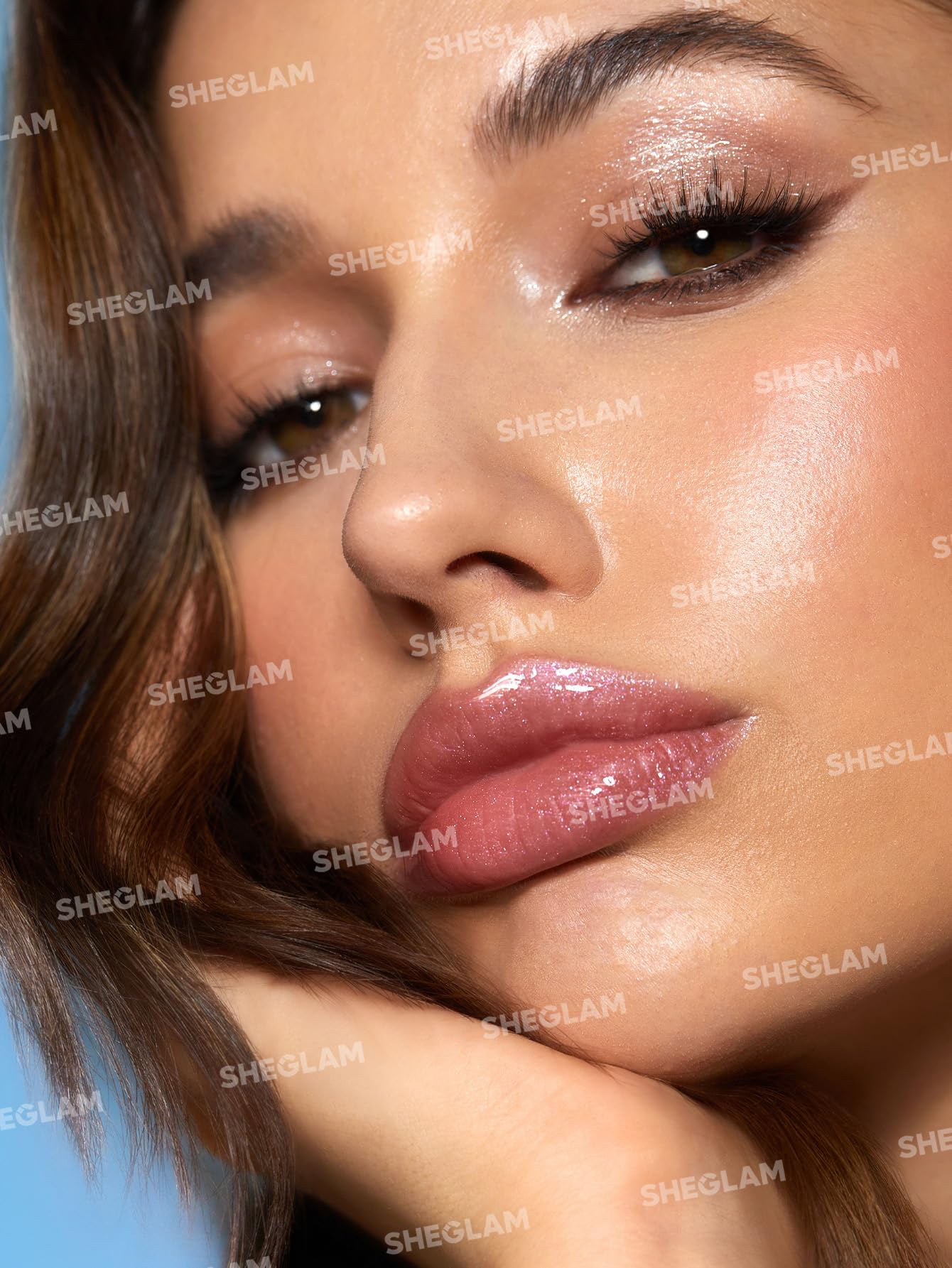 SHEGLAM Pout-Perfect Moisturizing Solid Lip Gloss Shimmer Lip Plumper - Violet Fizz - Maple Wellness Supplements