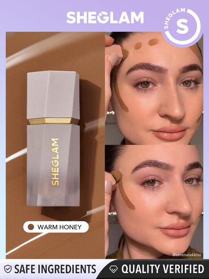 SHEGLAM Sun Sculpt Liquid Contour Stick Long Lasting Cream Bronzer Makeup-Warm Honey - Maple Wellness Supplements