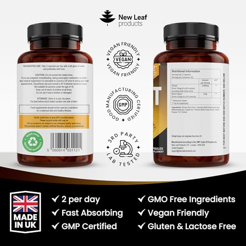 Shilajit Capsules 1400mg 60% Fulvic Acid Pure Shilajit - High Strength Himilayan Shilajit - Maple Wellness Supplements