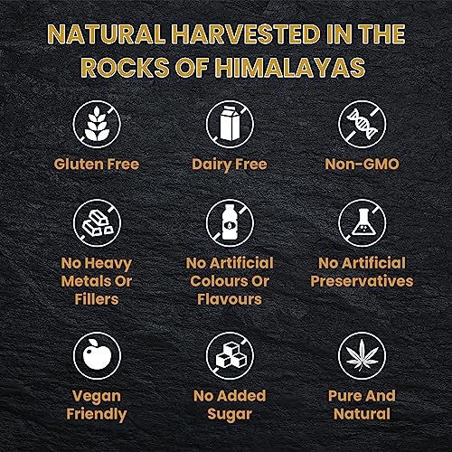 Shilajit Resin, Original Himalayan Shilajit 30g - Gold Grade 100% Pure, Rich in Fulvic - Maple Wellness Supplements