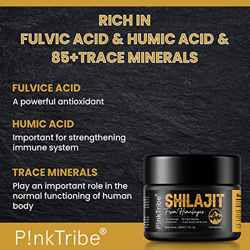 Shilajit Resin, Original Himalayan Shilajit 30g - Gold Grade 100% Pure, Rich in Fulvic - Maple Wellness Supplements