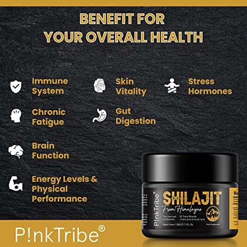 Shilajit Resin, Original Himalayan Shilajit 30g - Gold Grade 100% Pure, Rich in Fulvic - Maple Wellness Supplements