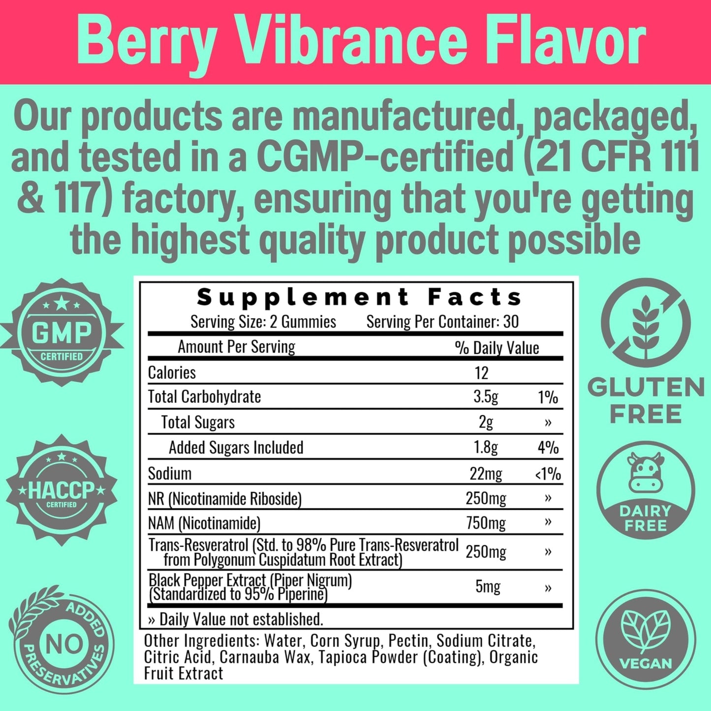 SHIZAM Nicotinamide Riboside NR NAM Resveratrol Gummies, 1000mg NAD+ NAD + Plus Nrf2 Activator Booster w Pure Niacinamide Vitamins B3 Capsules Pills Powder Supplements Alt NDA Regenerator 500mg - Maple Wellness Supplements
