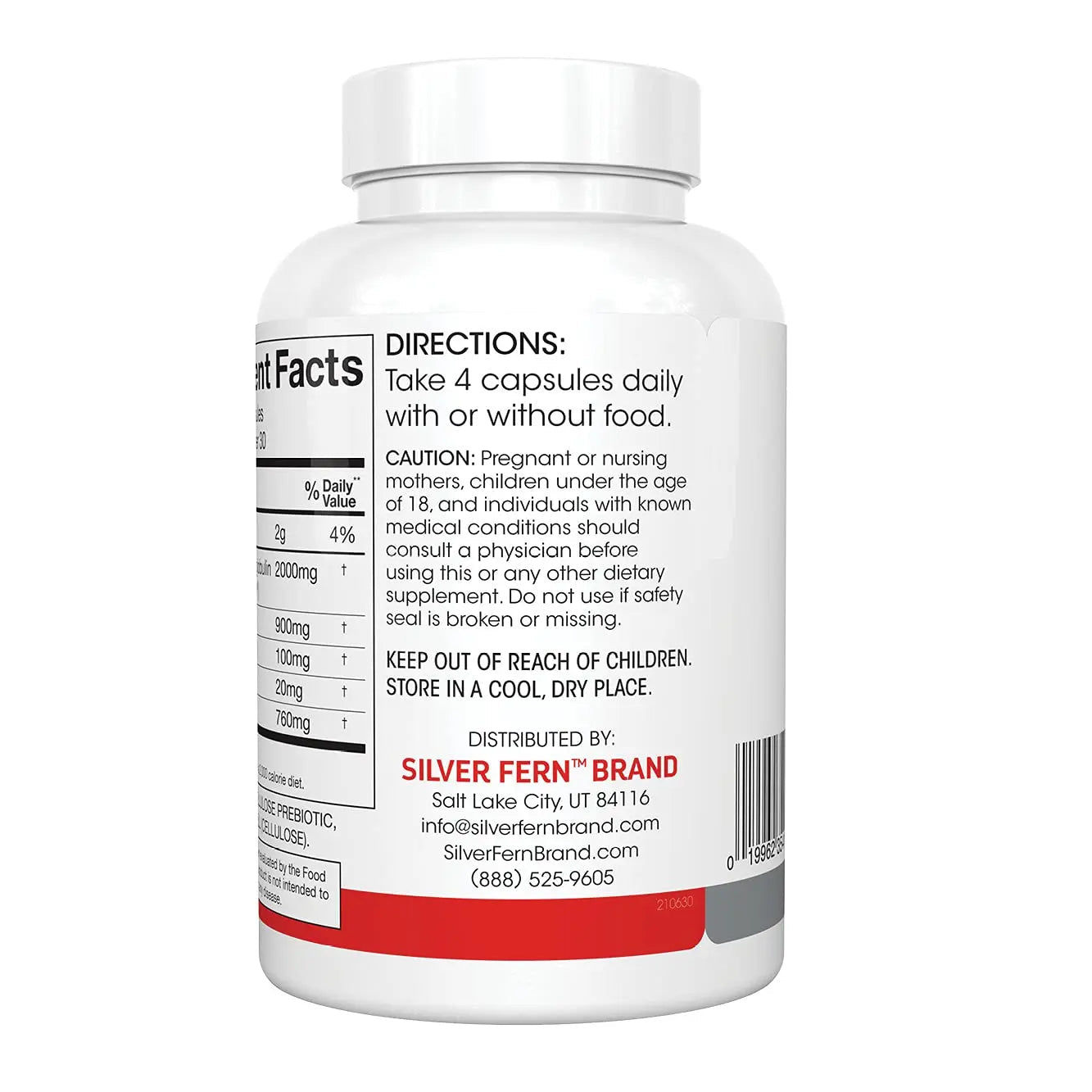 Silver Fern Cleanse - Daily Gut - 1 Bottle - 120 Capsules - 30 Day Supply - Immunoglobulin G, A & M -(IgG, IGA, IgM) - Postbiotic - Maple Wellness Supplements