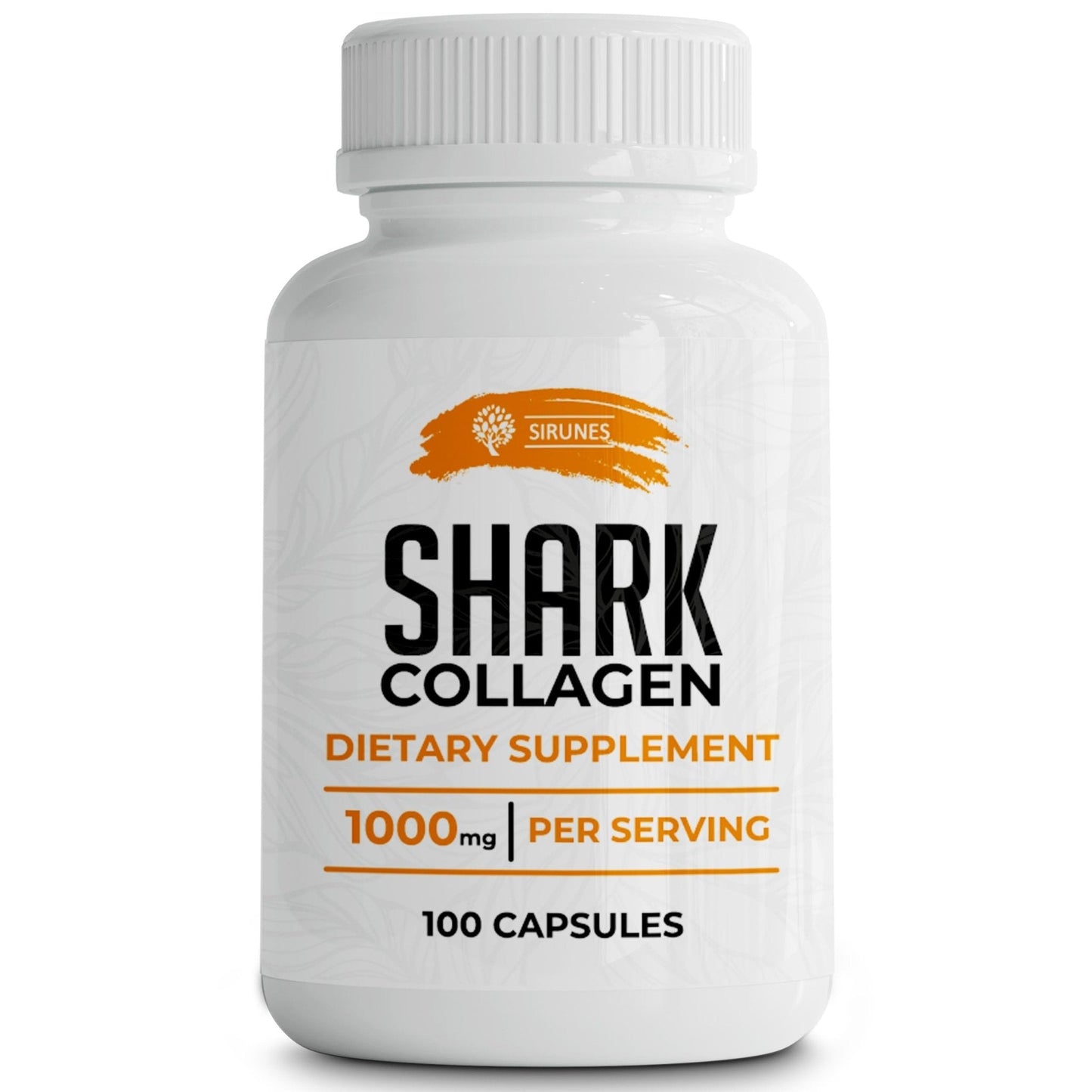 SIRUNES Fish Collagen Peptides Capsules – 100 Capsules | Fish Collagen Peptides | Supports Hair, Skin, Nails, Joints & Bones - Maple Wellness Supplements