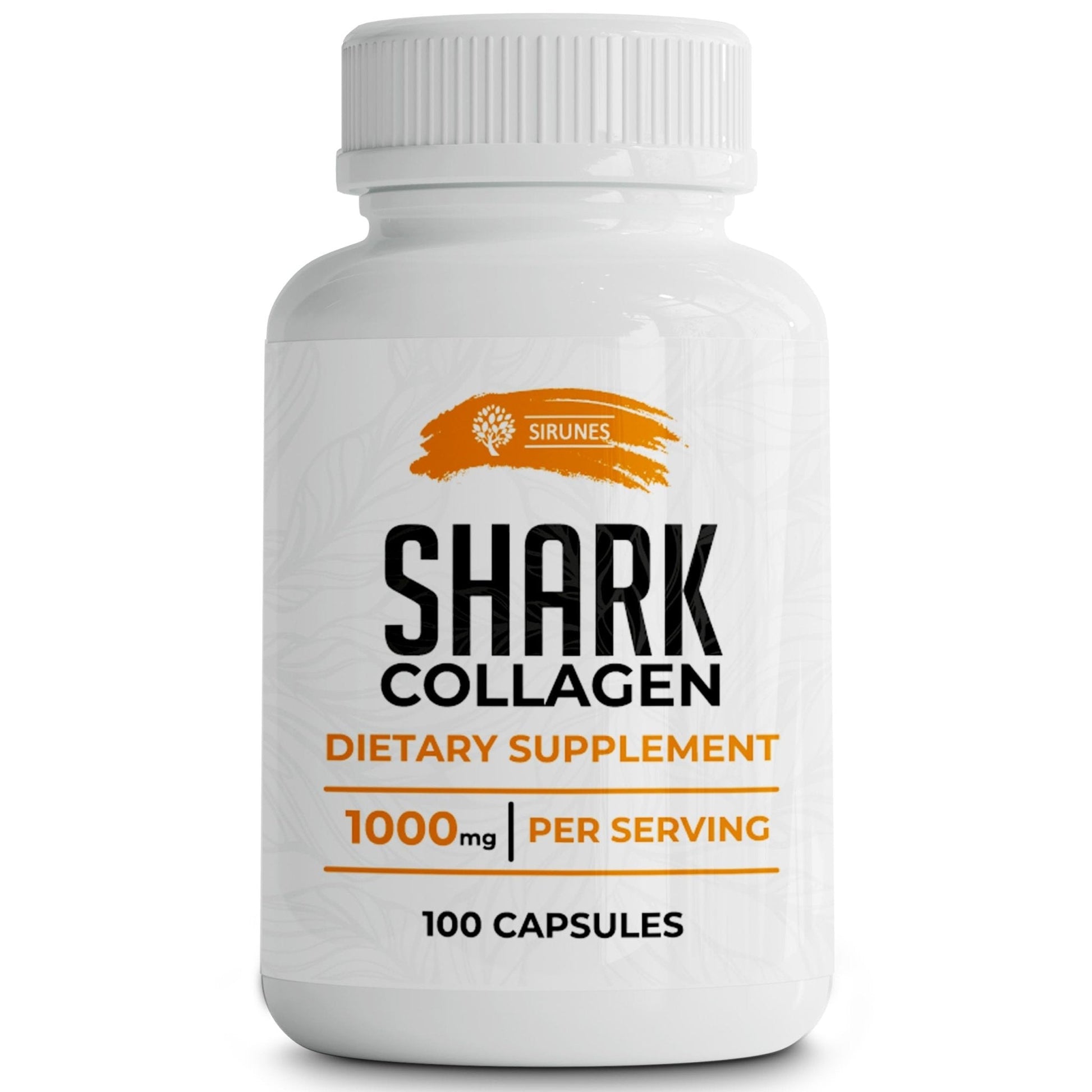 SIRUNES Fish Collagen Peptides Capsules – 100 Capsules | Fish Collagen Peptides | Supports Hair, Skin, Nails, Joints & Bones - Maple Wellness Supplements