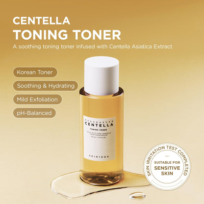 SKIN1004 Centella Toning Toner 7.10 fl.oz, 210ml, Korean Face Toner with Madagascar Centella Asiatica & Hyaluronic Acid for Hydrating - Maple Wellness Supplements