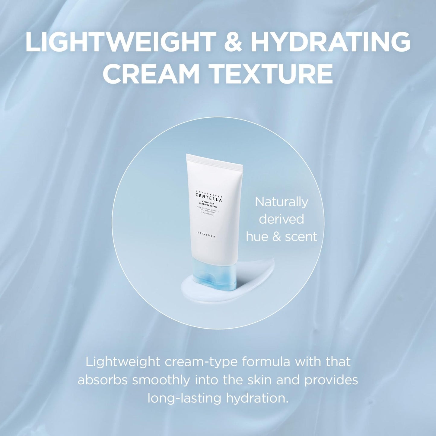 SKIN1004 Hyalu-Cica Moisture Cream, Face Moisturizer with Hyaluronic Acid, Centella Cream for Deep Hydration, Lightweight Nourishing - Maple Wellness Supplements
