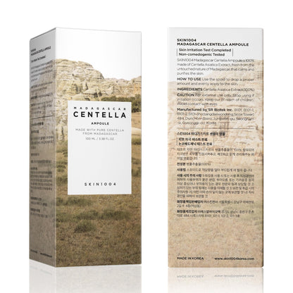 SKIN1004 Madagascar Centella Ampoule, Korean Face Serum with Centella Asiatica for Hydrating & Moisturizing Care - Maple Wellness Supplements